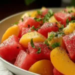 The Peach Watermelon Salad That Tastes Like Summer Bliss 5 Delicious Peach Watermelon Salad That Tastes Like Summer