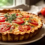 Tomato Pie Recipe: Irresistibly Gooey and Flavorful Delight 5 Classic Tomato Pie with Cheese and Fresh Herbs