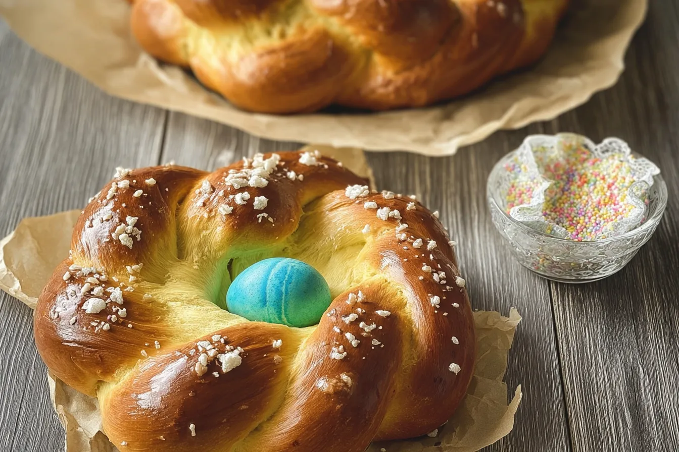 Traditional Italian Easter Bread