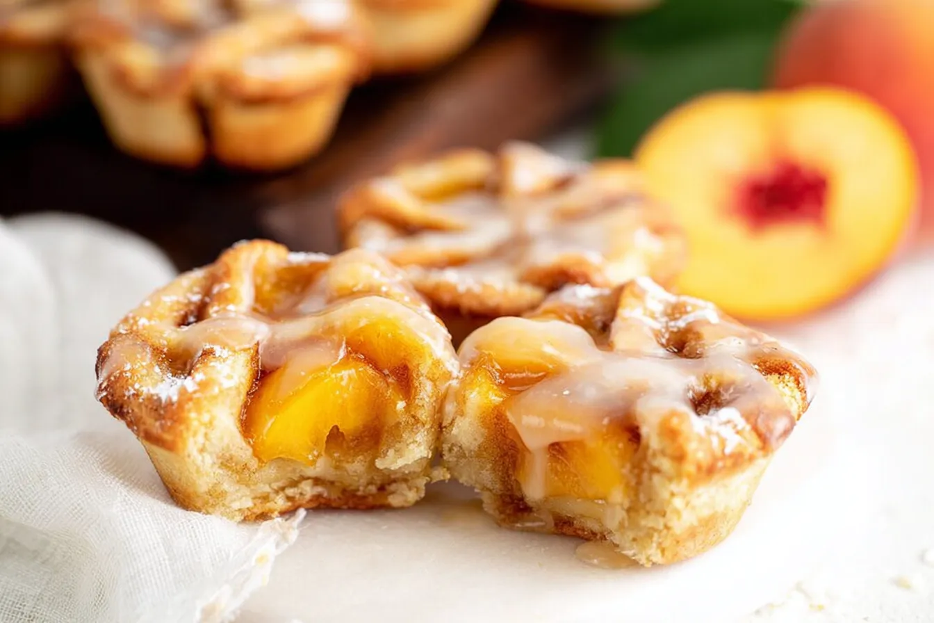 Two Ingredient Mini Peach Pies: A Sweet Delight! 4 Two Ingredient Mini Peach Pies