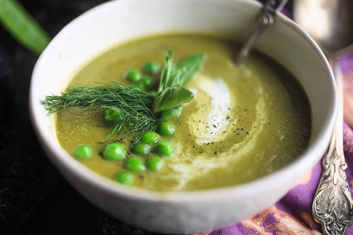 Velvety Green Vegetable Soup 