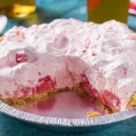 Delicious Slice of Watermelon Pie Ready to Serve