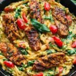 30-Minute, One-Pan Creamy Chicken Orzo Ready to Serve