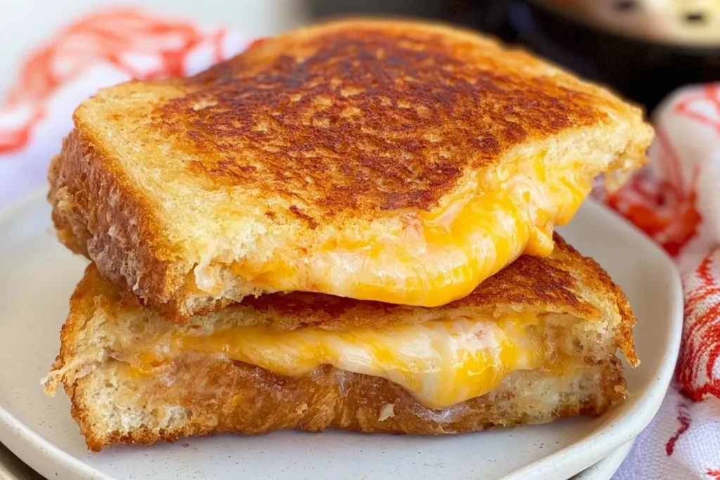 Delicious Air Fryer Grilled Cheese Sandwich