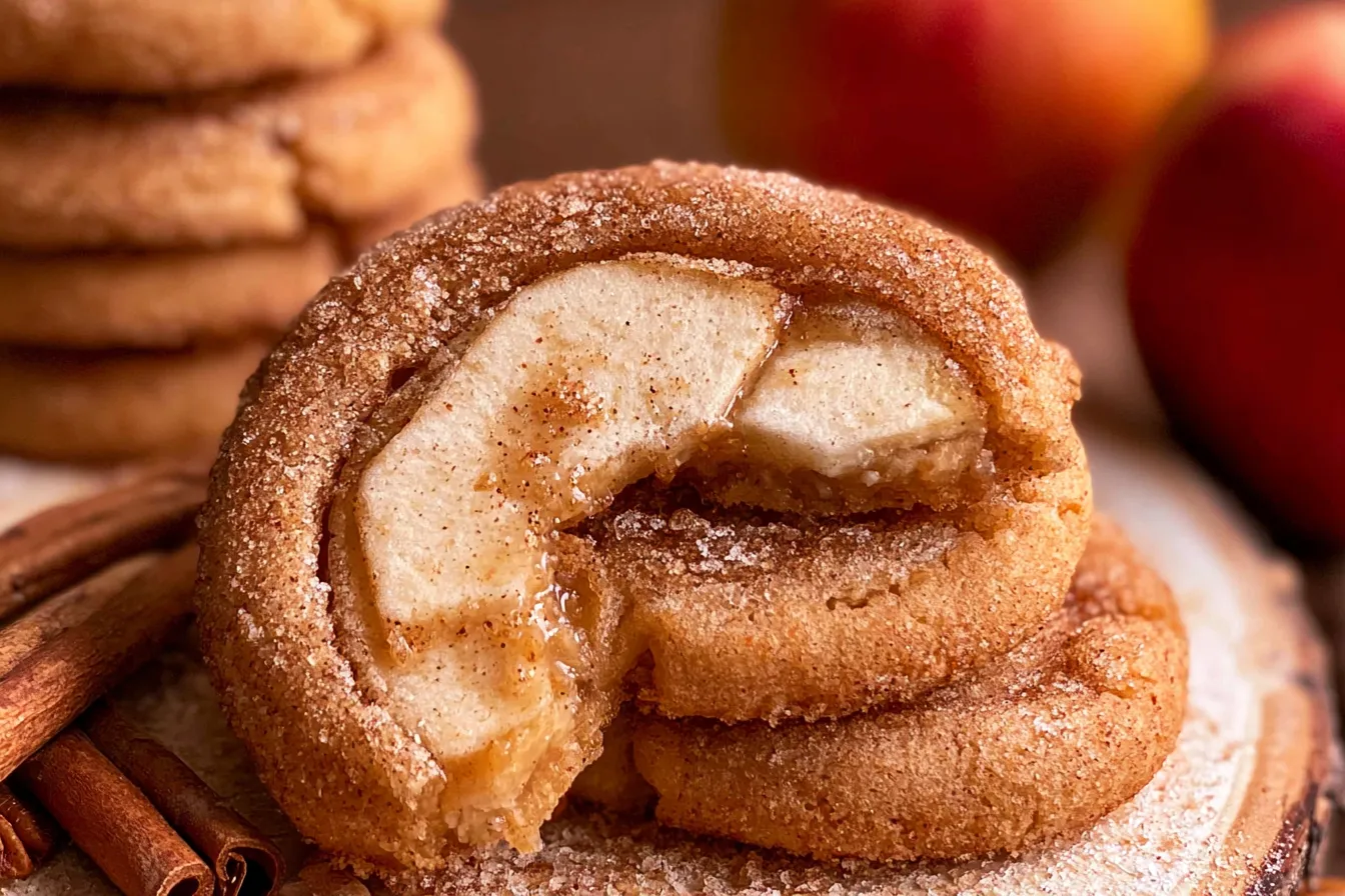 Apple Cider Cheesecake Cookies 