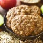 Apple Cinnamon Oatmeal Cookies Freshly Baked