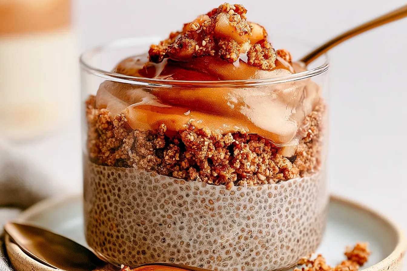 Apple Crumble Chia Pudding: A Cozy Delight 4 Apple Crumble Chia Pudding