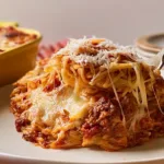 Delicious Baked Spaghetti Fresh Out of the Oven