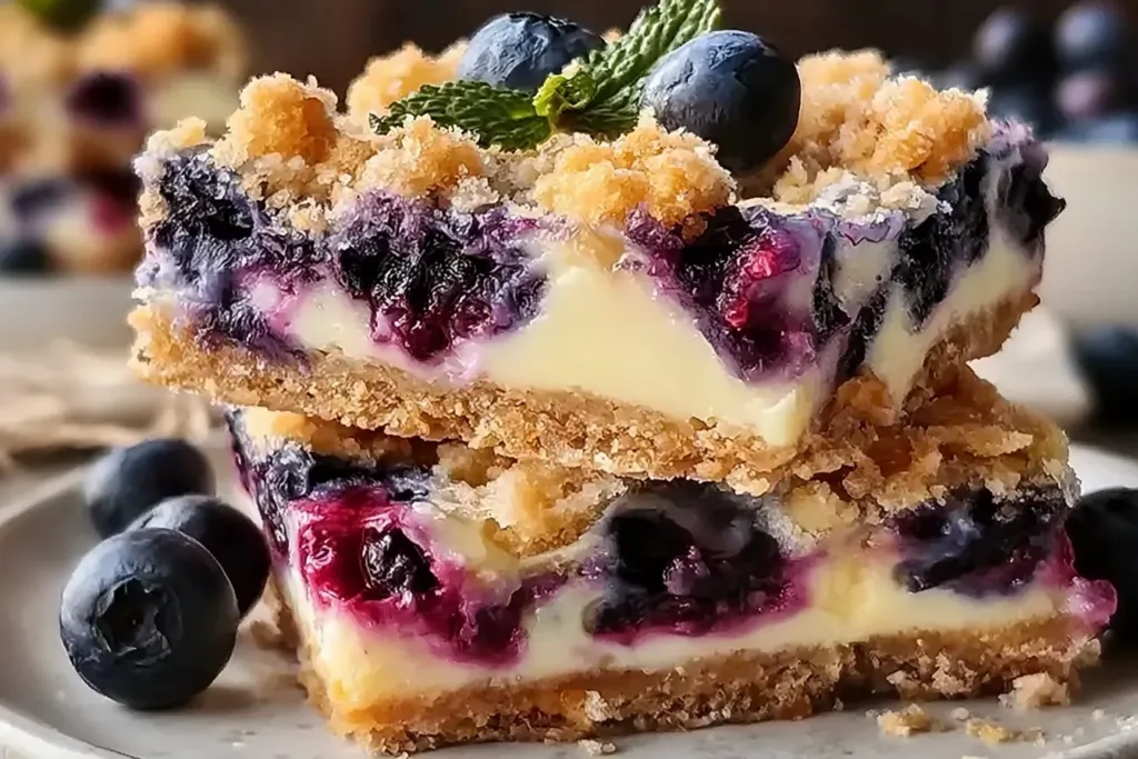 Blueberry Cream Cheese Bars: Delicious & Creamy Dessert