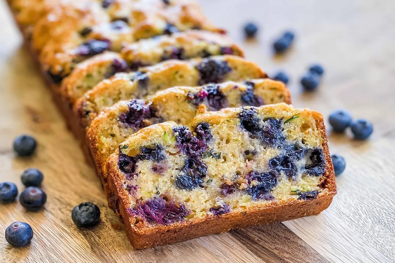 Blueberry Zucchini Bread 