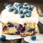 Blueberry Zucchini Cake with Lemon Buttercream