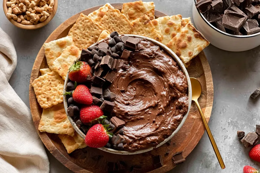 Decadent Brownie Batter Dip Ready to Enjoy