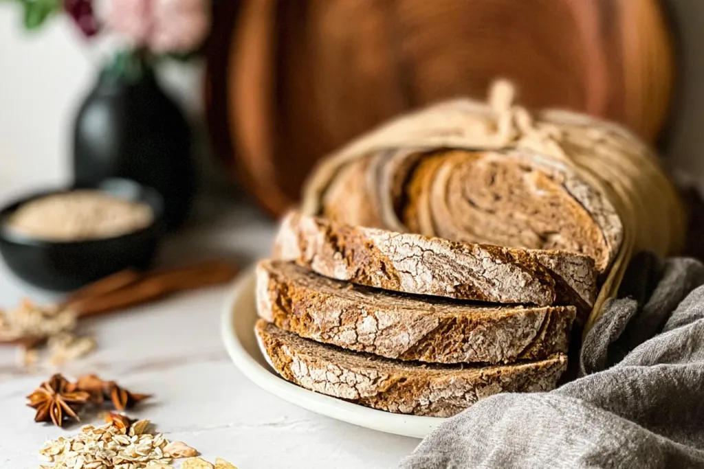 Chai Sourdough Bread Freshly Baked