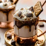 Cozy S’mores Cocktail in a Festive Glass