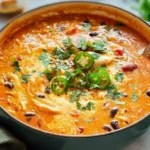 Mouthwatering Chicken Enchilada Soup Bowl
