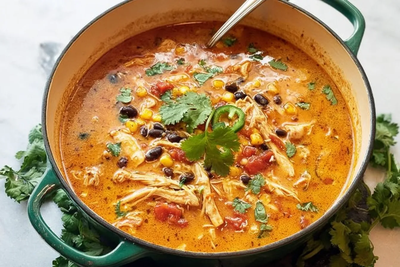 Chicken Enchilada Soup 