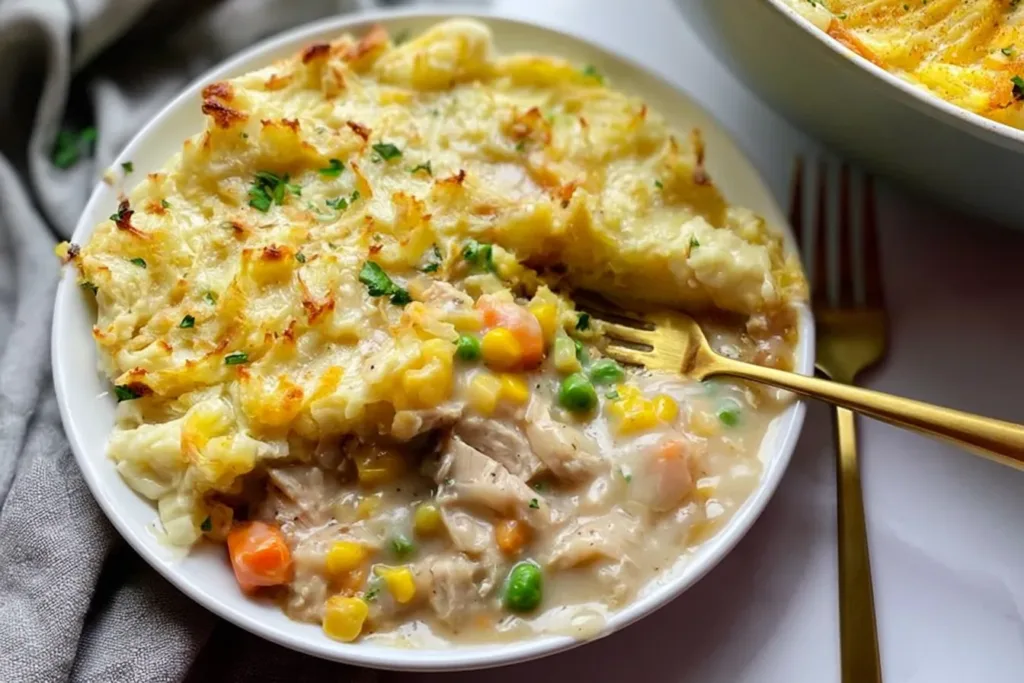 Delicious Chicken Shepherd’s Pie