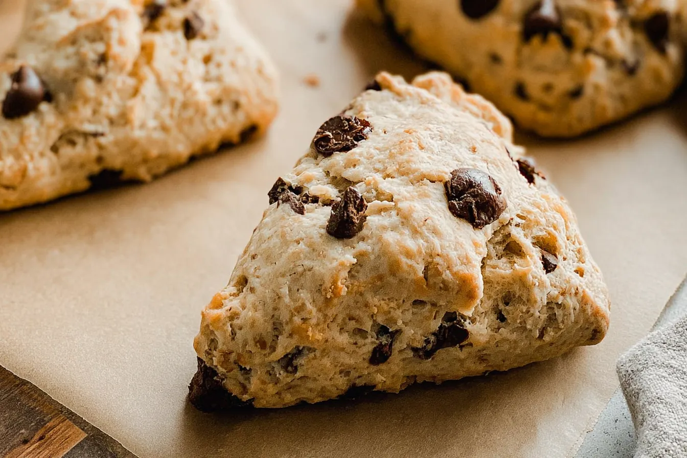 Chocolate Chip Sourdough Scones 