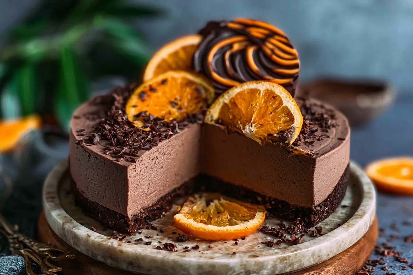Chocolate Orange Cheesecake 