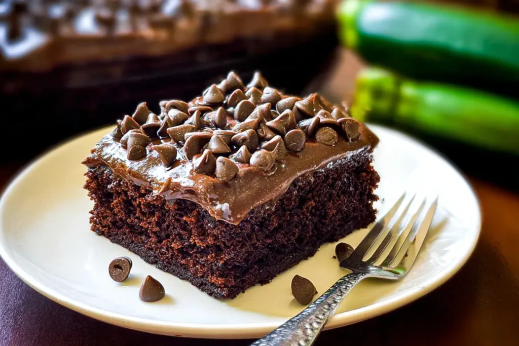 Chocolate Zucchini Cake - Moist and Delicious