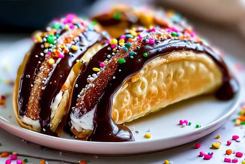 Churro Ice Cream Tacos: A Sweet Treat You’ll Love! 3 Churro Ice Cream Tacos Freshly Made