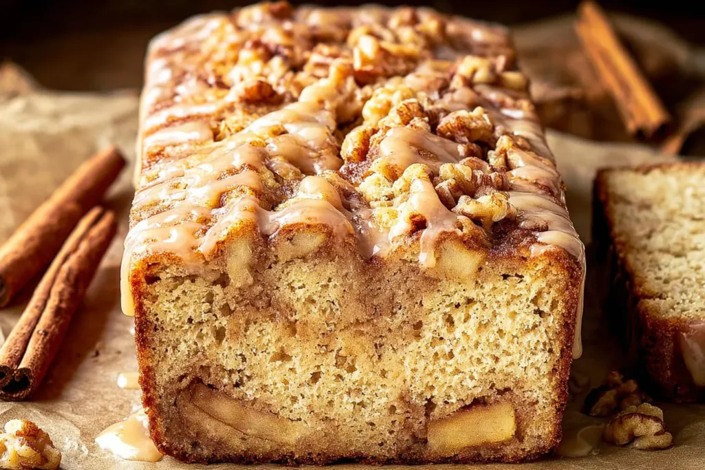 Cinnamon Apple Bread Fresh Out of the Oven