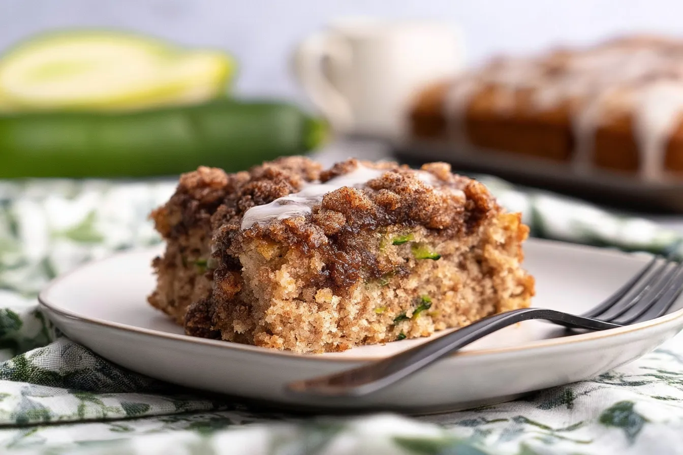 Cinnamon Zucchini Coffee Cake 