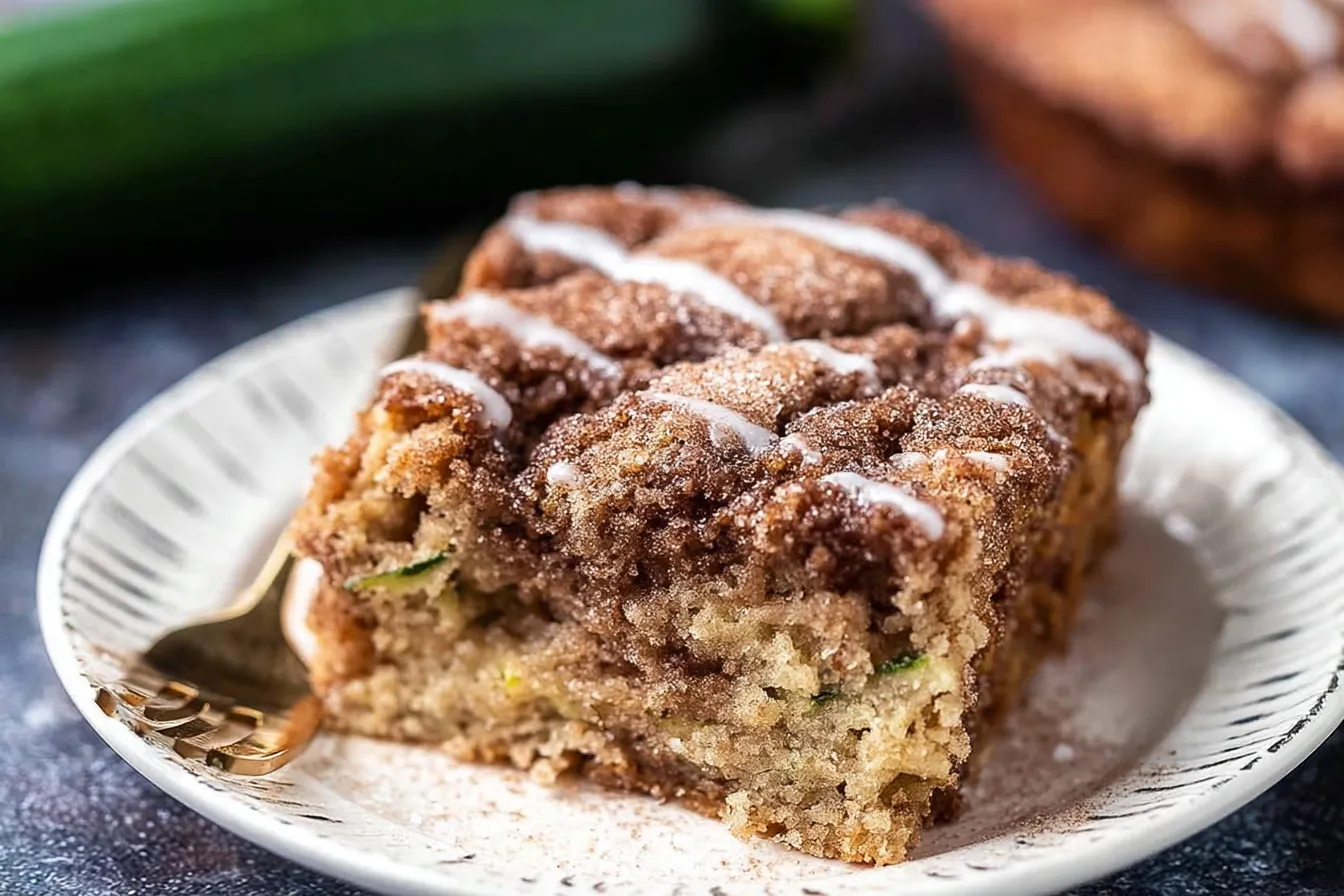 Cinnamon Zucchini Coffee Cake 