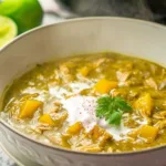 Colorado Green Chili (Chili Verde) in a Bowl