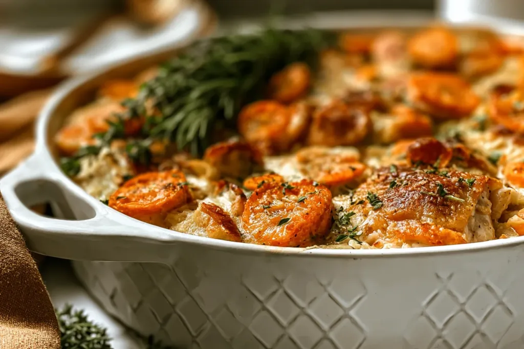 Cozy Fall Chicken Casserole with a Twisted Tradition