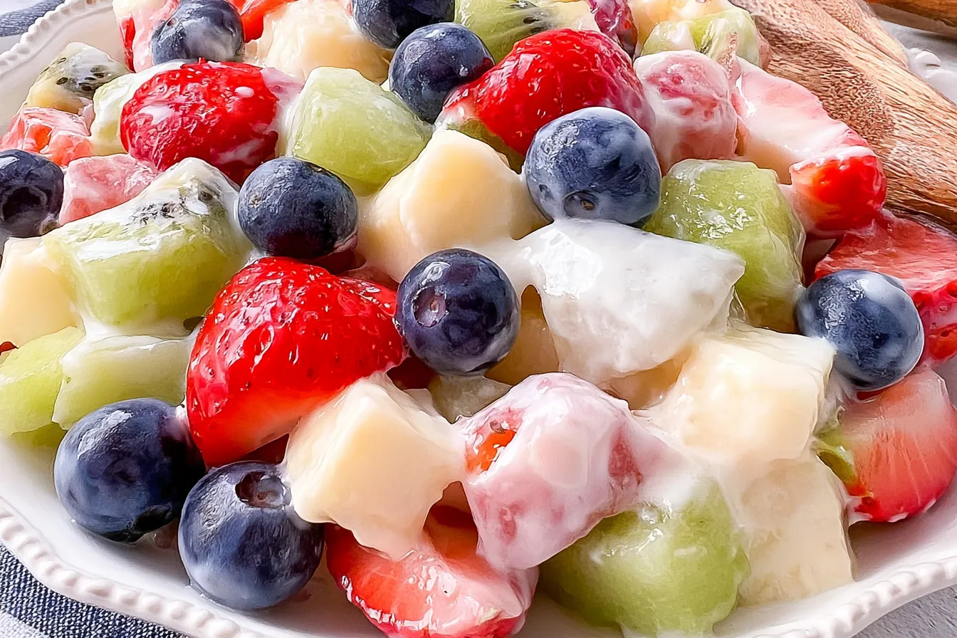 Creamy fruit salad recipe (The one you love)