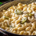 Creamy Hatch Chile Mac and Cheese: Ultimate Comfort Dish 5 Creamy Hatch Chile Mac and Cheese in a Serving Dish