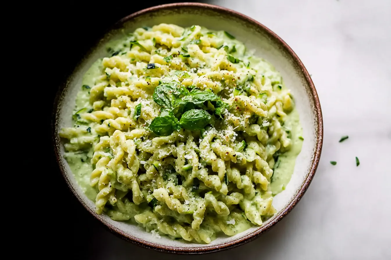 Creamy Zucchini Pasta 