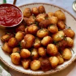 Crispiest Air Fryer Gnocchi: Your New Favorite Snack! 5 Crispiest Air Fryer Gnocchi Plated with Fresh Herbs