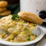 Crock Pot Chicken Pot Pie Ready to Serve
