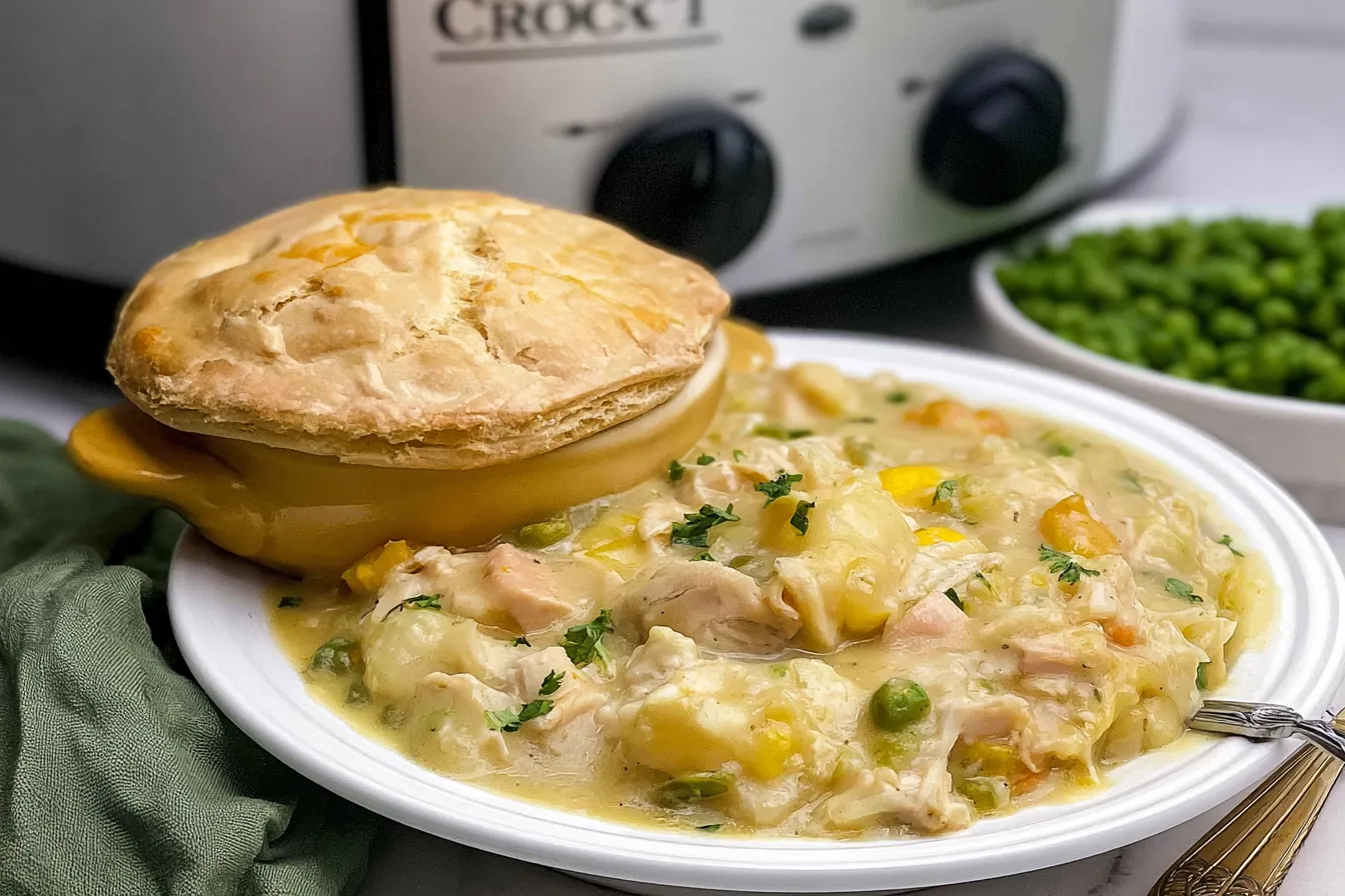 Crock Pot Chicken Pot Pie 