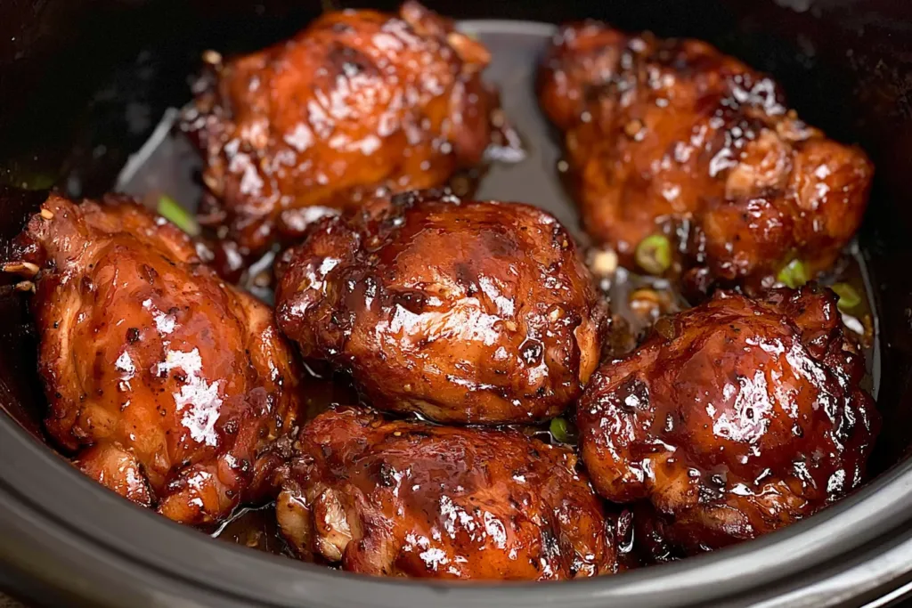 Delicious Crockpot Honey Garlic Chicken