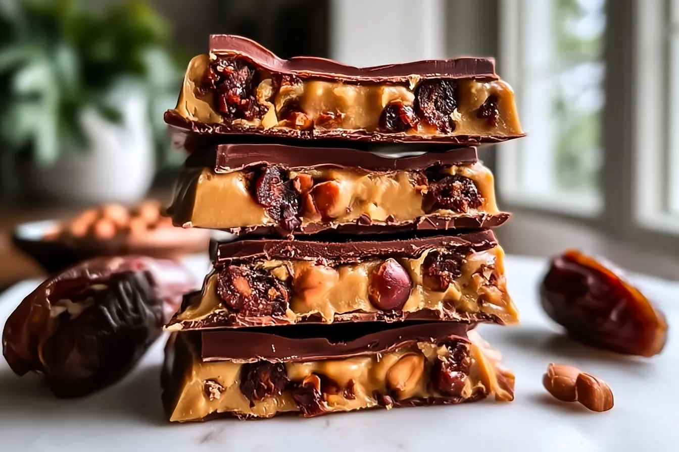 Date Snickers – 4‑Ingredient Healthy Treat 