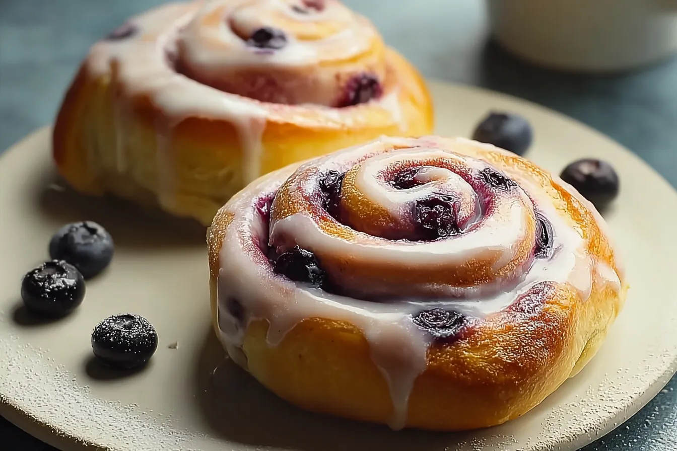 Delicious Fresh Huckleberry Cinnamon Rolls Recipe to Try! 