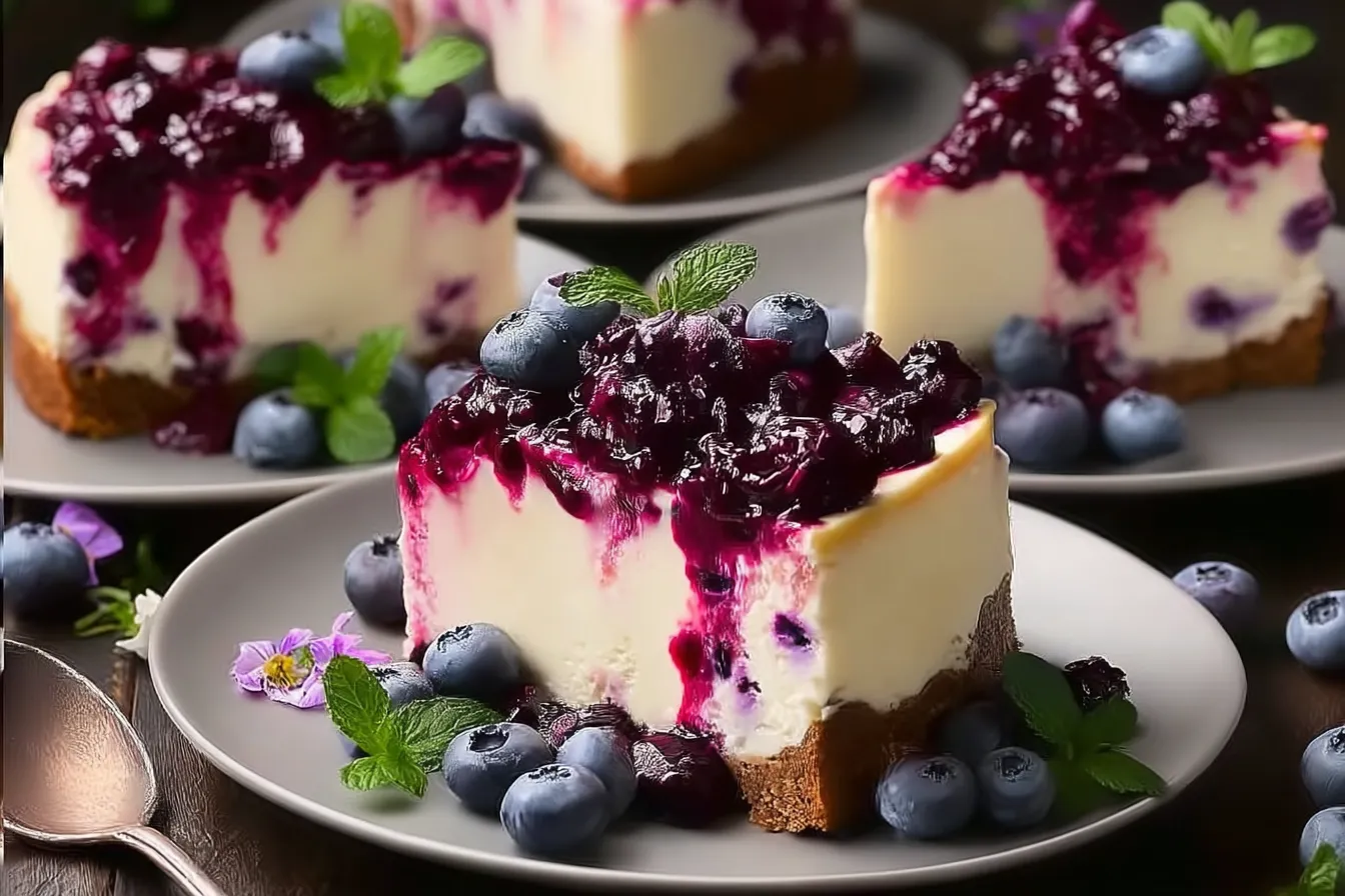 Delicious Huckleberry Cheesecake: A Delightful Treat