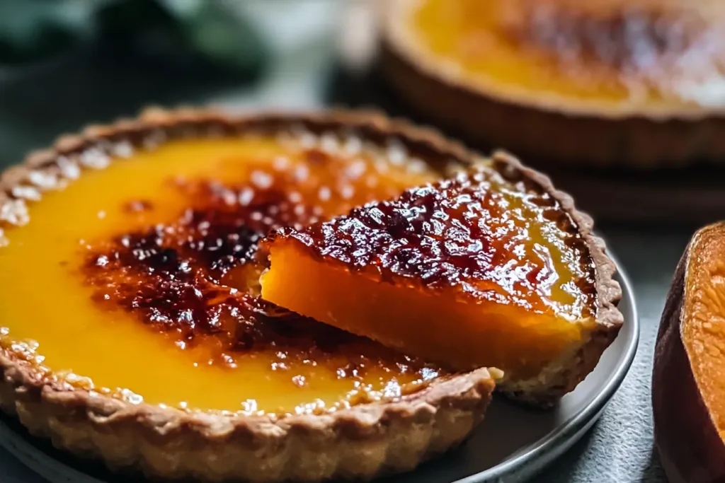 Delightful Japanese Sweet Potato Crème Brûlée Tart Recipe: A Sweet Treat 3 Delightful Japanese Sweet Potato Crème Brûlée Tart