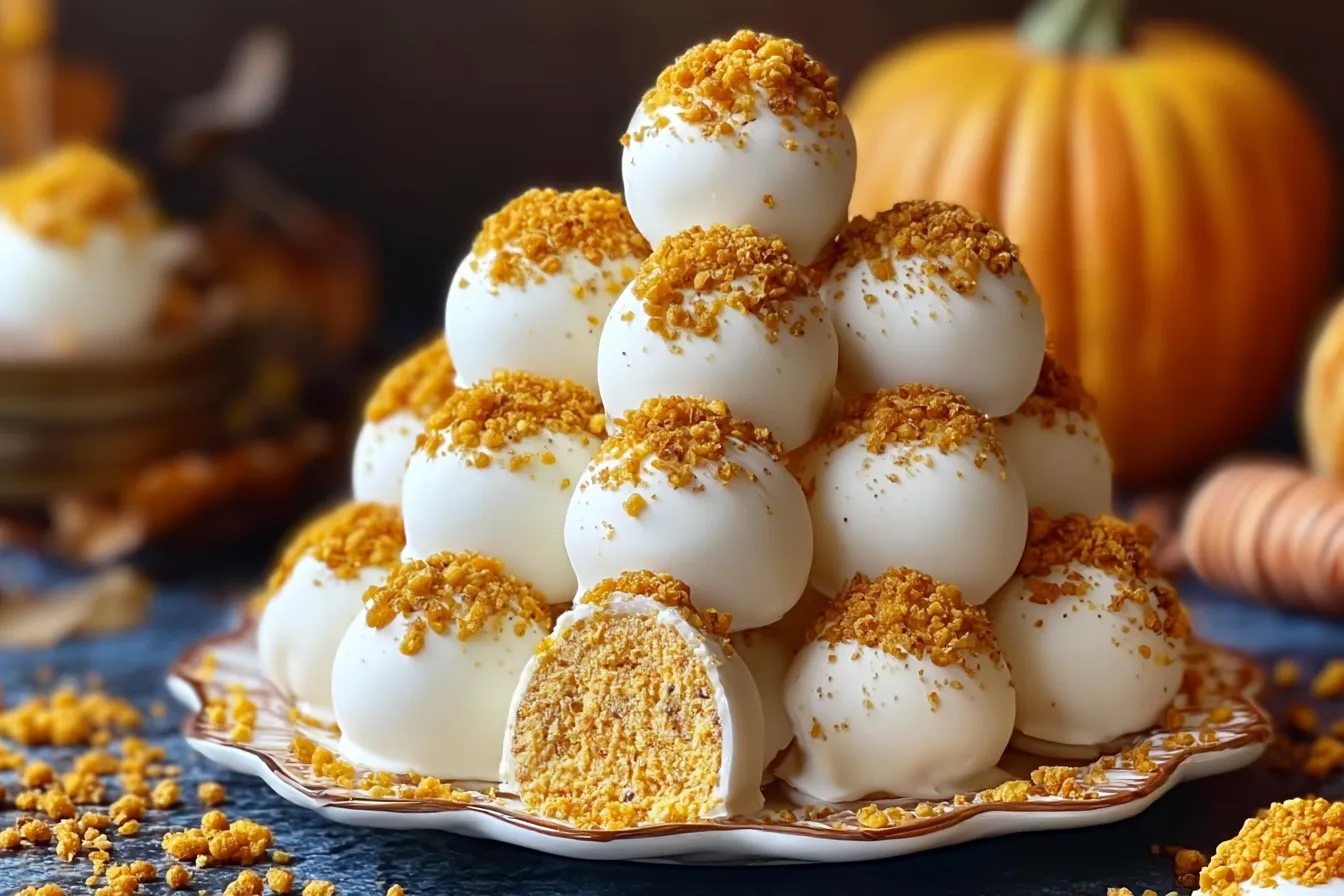 Delightful Pumpkin Cheesecake Balls for Your Fall Celebrations 