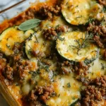 Easy Ground Beef Zucchini Casserole Freshly Baked