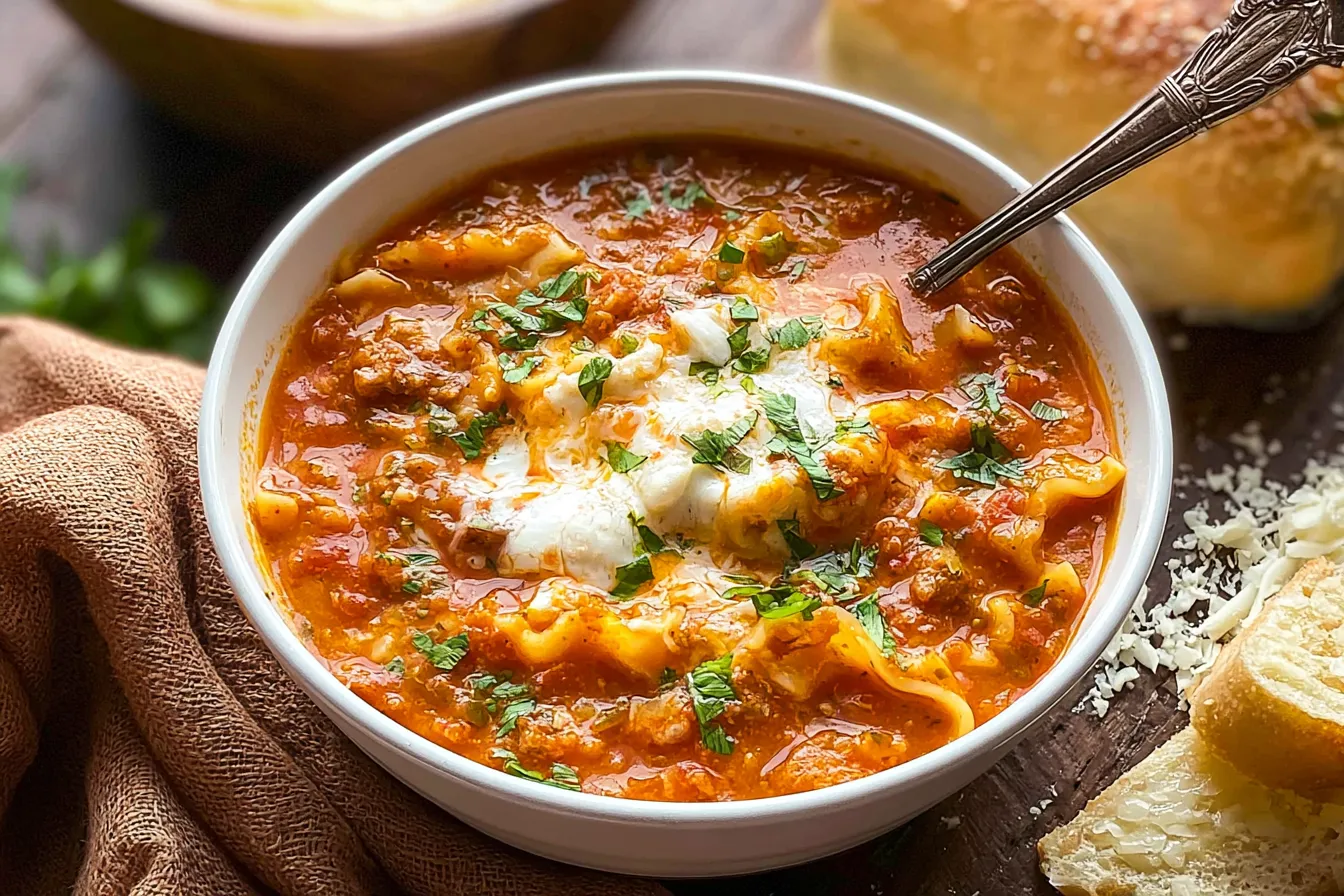 Easy Lasagna Soup Recipe 