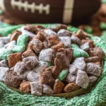 Football Puppy Chow Snack Mix