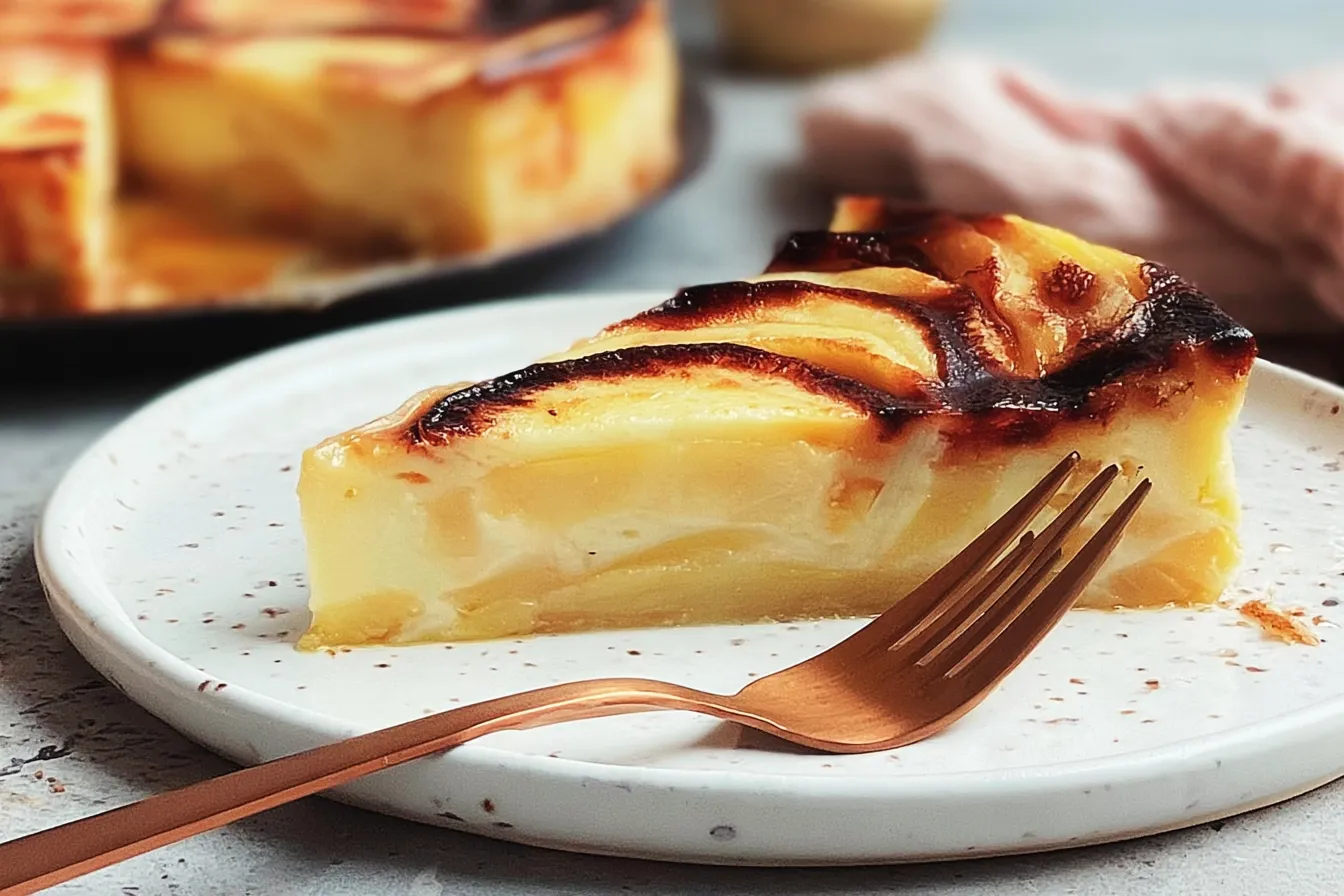 French Custard Pie - with apples (Flan Parisien): A Delight! 4 French Custard Pie - with apples (Flan Parisien)