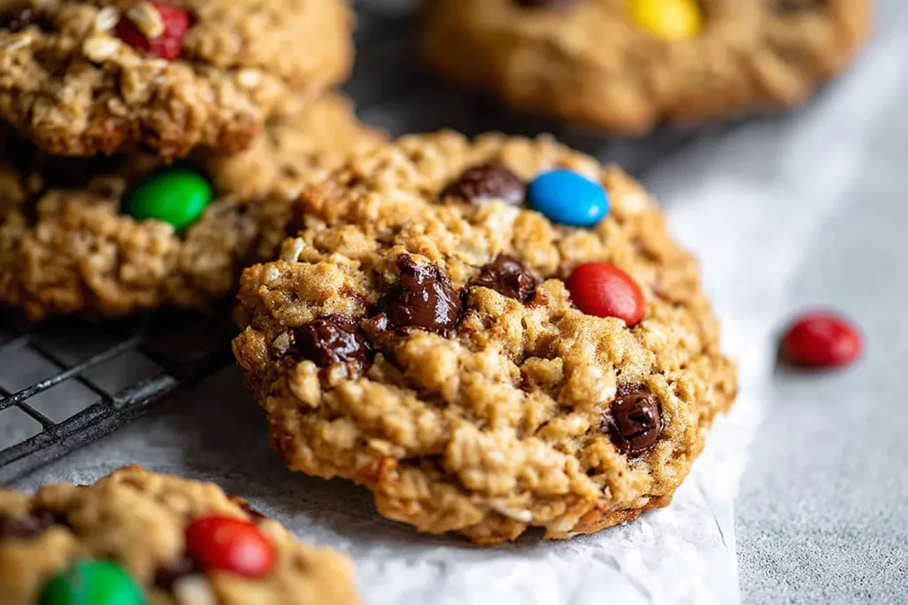 Gluten Free Flourless Monster Cookies - Delicious Treats