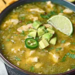 Green Chili Chicken Soup: A Flavorful Comfort Dish 5 Green Chili Chicken Soup in a Bowl