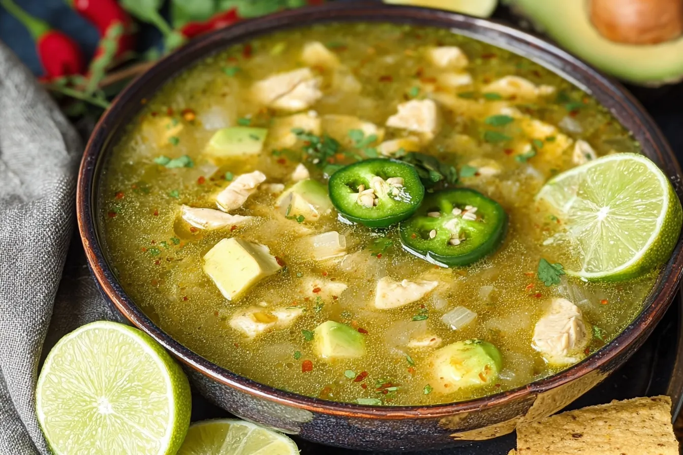 Green Chili Chicken Soup: A Flavorful Comfort Dish 4 Green Chili Chicken Soup