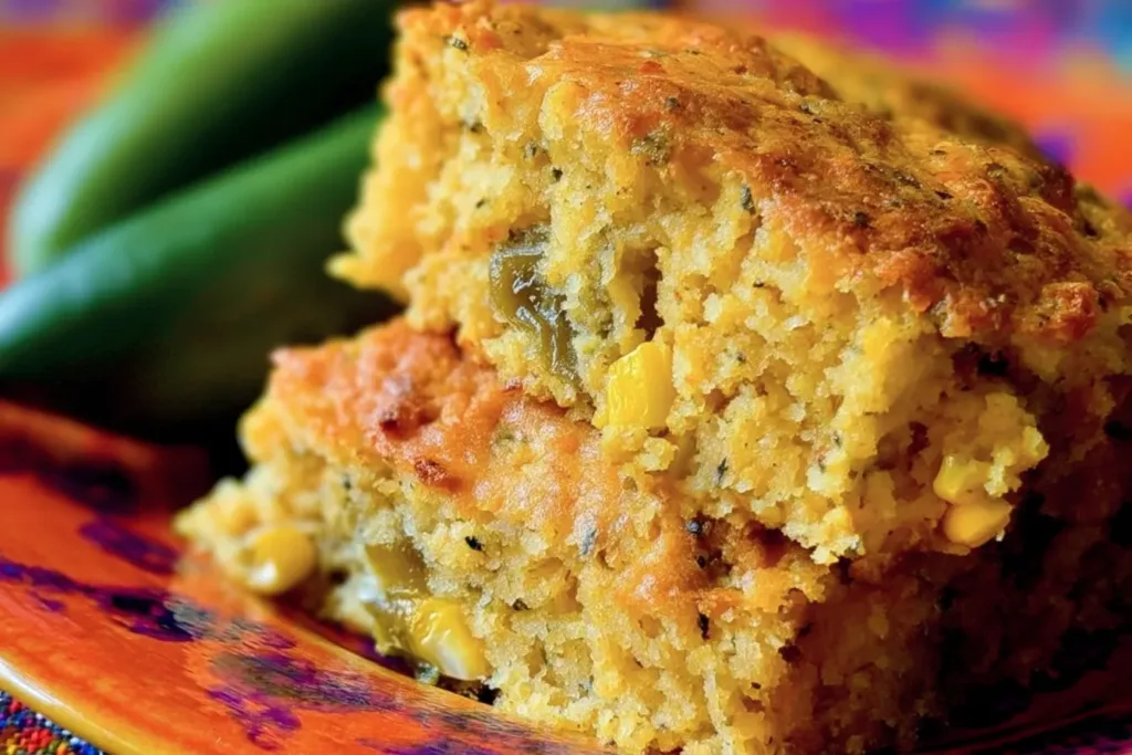 Hatch Chile Cornbread Casserole (Gluten-Free)